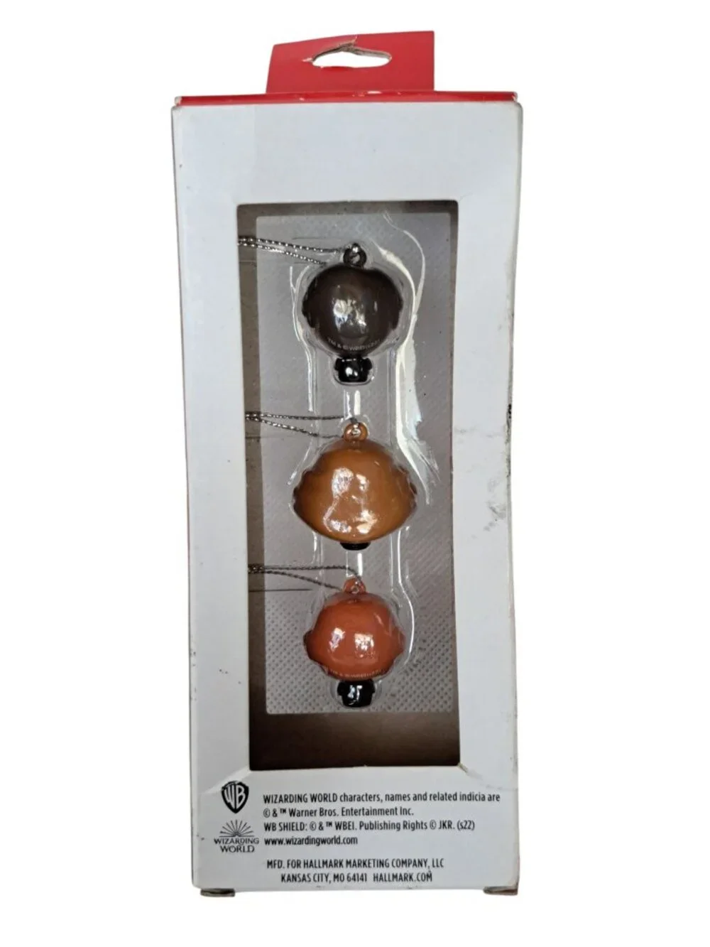 Hallmark Mini 2022 HARRY POTTER/HERMIONE GRANGER/RONALD WEASLEY Tree Ornaments